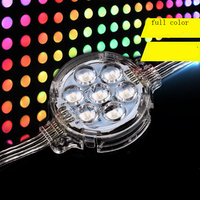 Nouveauté : Lumière ponctuelle LED à pixels pleine couleur pour la décoration des contours de bâtiments, 500 - 1999