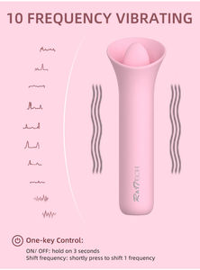 Klitoris-Stimulation MINI Bullet <span class=keywords><strong>Finger</strong></span>-Vibrator Sexspielzeug Massagegerät Kleiner Pilz Silikon 10 Geschwindigkeiten Frauen IPX7 Wasserdicht - Product Image 3