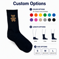 Chaussettes en coton jacquard tricoté à motif de dessin animé, couleur personnalisée, respirantes, confortables, mignonnes, chaussettes pour femmes pour la vie quotidienne