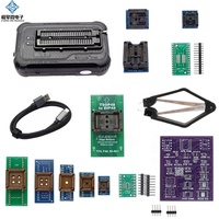 Programmateur universel JQW XGecu T76 + Kit d'adaptateurs 12 pièces 32 bits 200 MHz USB Type-C 76 broches Prise en charge de plus de 26000 circuits intégrés EMMC 140 Mo/s Prix réel