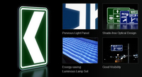 Señales de Tráfico LED Impermeables para Guía e Información, Señales para Carreteras