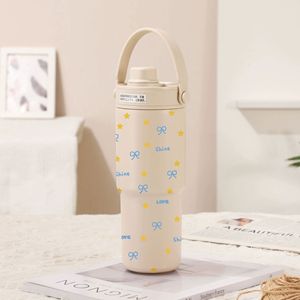 30oz <b>Ceramic</b> Inner Liner Insulated <b>Cup</b> Large-capacity Light Luxury Coffee <b>Cup</b> Outdoor Car Water <b>Cup</b> Wholesale - Product Image 5