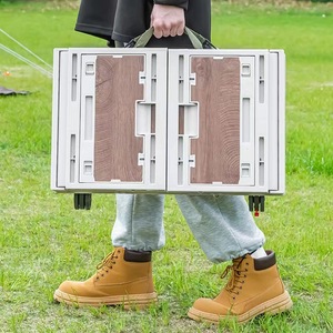Carrello Pieghevole da Campeggio - Multifunzionale, Rimovibile, Antipolvere, Portatile, Stile Giapponese per Giardino e Auto - Product Image 2