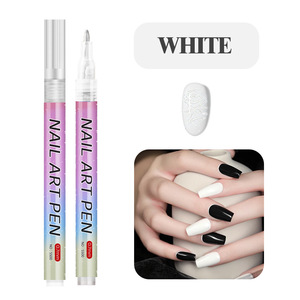 来样定做批发12色细尖指甲涂鸦艺术笔点涂鸦点缀绘画指甲内线笔DIY指甲记号笔 - Product Image 6