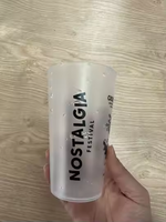 Gobelet à bière empilable en plastique sans BPA tasses de fête réutilisables 450 ML logo personnalisé tasses givrées