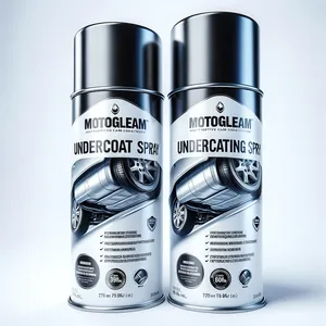 Revestimiento Profesional para Bajos <span class=keywords><strong>de</strong></span> Vehículos en Aerosol 500ml MOTOGLEAM Pintura <span class=keywords><strong>de</strong></span> Goma para Chasis con Aislamiento Acústico y Resistencia a Desportilladuras - Product Image 3