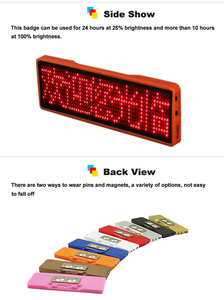 Nueva insignia de luz Led de 5 caracteres Roll Walk the Word Licor Offspring Placa de licencia de conducir Monocromo Barra azul Pantalla - Product Image 3