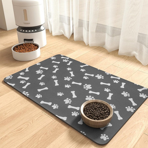 Tappetino per animali domestici personalizzabile Premium in gomma antiscivolo morbida e resistente facile da pulire e <span class=keywords><strong>lavabile</strong></span> per stuoia di alimentazione per animali domestici - Product Image 2