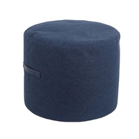 Tabouret rond en tissu confortable, repose-pied, à la mode, personnalisé