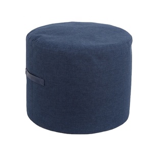 Tabouret rond en tissu confortable, <span class=keywords><strong>repose</strong></span>-<span class=keywords><strong>pied</strong></span>, à la mode, personnalisé - Product Image 4