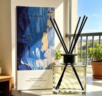Diffuseur d'aromathérapie liquide Océanique, Huile Essentielle Naturelle, Écologique, 200ml, Parfum Frais de Sel Marin, Parfum d'Ambiance Maison, OEM