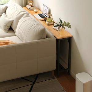 Meuble <span class=keywords><strong>de</strong></span> rangement étroit pour salon, <span class=keywords><strong>à</strong></span> poser derrière le canapé, armoire longue simple ou double couche, <span class=keywords><strong>à</strong></span> placer près <span class=keywords><strong>de</strong></span> la tête ou du <span class=keywords><strong>pied</strong></span> <span class=keywords><strong>de</strong></span> <span class=keywords><strong>lit</strong></span> dans la chambre - Product Image 3