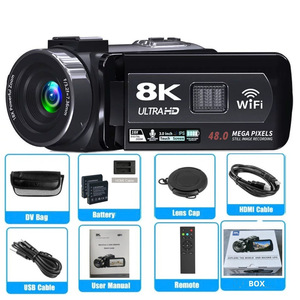 Caméra photo professionnelle 8K, caméra vidéo DSLR 8K, 120 images par seconde, petite caméra idéale <span class=keywords><strong>pour</strong></span> les vidéos <span class=keywords><strong>YouTube</strong></span> - Product Image 2