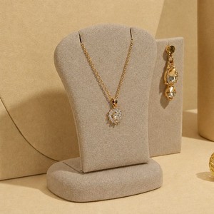 Plateau de présentation de bijoux en velours WEIMEI avec logo personnalisé et supports buste pour colliers, boucles d'oreilles, bagues et bracelets – Ensemble de présentation de bijoux - Product Image 4