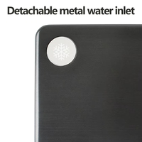 Lot de 24 glaçons de luxe en acier inoxydable noir, réutilisables et écologiques, pour whisky et vin, service OEM