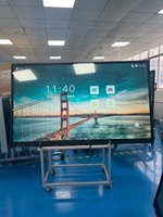Écran tactile interactif 65 75 86 110 pouces Moniteur LCD à écran plat 4K Tableaux interactifs numériques intelligents pour l'enseignement scolaire