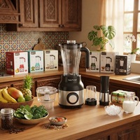 Robot culinaire et mixeur Happy Partner CHOPPER – Appareil de cuisine multifonction pour smoothies, jus et broyage