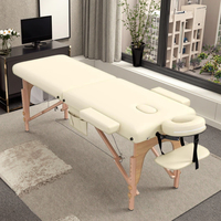 Matériel durable et réglable en hauteur, léger, robuste, table de massage portable en bois massif Camilla Masajes