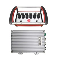 Télécommande hydraulique sans fil IP68 anti-poussière, plage de température étendue de -40 à 85°C, 7 fonctions personnalisées, anti-parasitage, portée de 225 m, 20 ms
