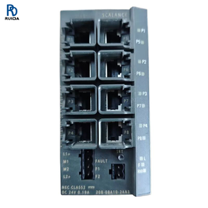 สวิตช์อีเธอร์เน็ตอุตสาหกรรมประสิทธิภาพสูง 6GK5208-0BA10-2AA3 6GK5204-0BA10-2AA3 โมดูลสวิตช์เครือข่ายสำหรับการแลกเปลี่ยนข้อมูลและ Si - Product Image 1