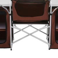Vente en gros cuisine de jardin Portable pliable métal aluminium cuisine pliante table de camping Offres Spéciales