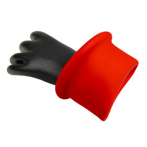 Gants de sécurité en latex de caoutchouc isolant noir/rouge haute tension 00/0/1/2/3/4 à usage général antistatique durable longueur 410mm - Product Image 3