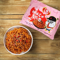 Viral Hot Cream Cheese Fried Turkey Noodles Instant Ramen Bag Low-Sodium Low MOQ for E-commerce and Social Media Shop