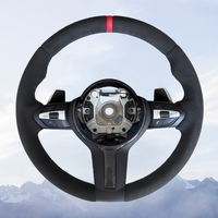 Volant de voiture en cuir de qualité supérieure pour BMW Série 3, compatible avec les modèles E46, E90, E70, E71, F30, F10, F35, F22, F18, F07, F01, M3, M5, M6 - Vente Flash