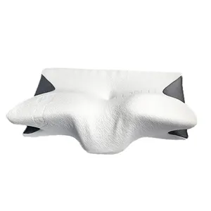 Ergonomic Bed Sleep Contour Butterfly-Shaped Cervical Spine Memory Foam Pillow Adult Sleep