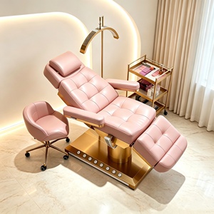 RJ Modern Electric Lash Facial Bed for Beauty Salon Furniture Luxury Massage Tables & Beds Electric Vibrator Massage Bed - Product Image 2