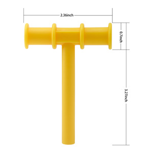 Silicone <span class=keywords><strong>autismo</strong></span> motorio orale giocattolo sensoriale tubi gommosi per la dentizione del bambino strumenti di logopedia - Product Image 3