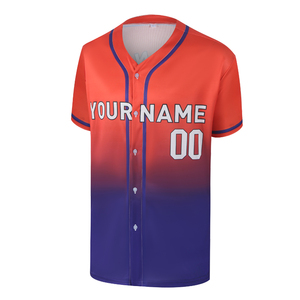 Beste kwaliteit op maat gemaakte baseball shirts met uw naamlogo, geborduurd, sublimatie, heren, USA baseball uniform - Product Image 2