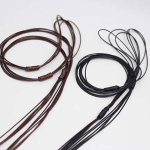 Nouvelle <span class=keywords><strong>ceinture</strong></span> <span class=keywords><strong>fine</strong></span> en corde cirée tressée à la main avec boucle ardillon en cuivre, simple et décorative, pour hommes et femmes, passe-partout pour pantalons. - Product Image 4