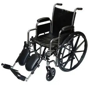 巨茂可折叠轮椅基本型号安全制动手动可拆卸扶手经济轮椅