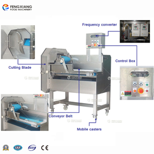 Découpeuse de feuilles de <span class=keywords><strong>basilic</strong></span> d'oignon de printemps de salade de la grande sortie 3 T/H avec le moteur comme composant de noyau - Product Image 6