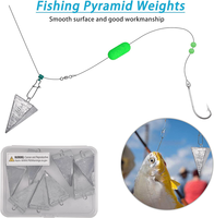 Plombs de pêche en argent durable pour la pêche en eau salée, la pêche en surf et la pêche en rivière, 1 oz à 8 oz