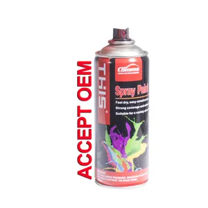 450ml Paint primer metallic liquid chrome touch up acrylic resin spray cans filling machine aerosol spray paint