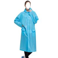 Imperméable unisexe en PVC pour travailleurs, imperméable durable au design simple avec boutons, poncho de pluie pour usage extérieur, adultes, enfants, garçons, filles