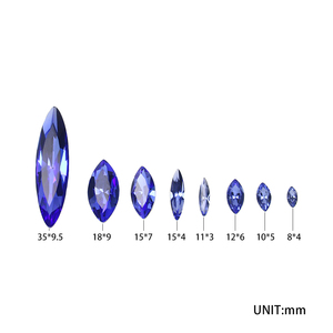 Occhio di <span class=keywords><strong>cavallo</strong></span> in <span class=keywords><strong>pietra</strong></span> fantasia con impostazioni in metallo K9 strass di vetro all'ingrosso senza piombo perline di cristallo per gioielli accessori - Product Image 2