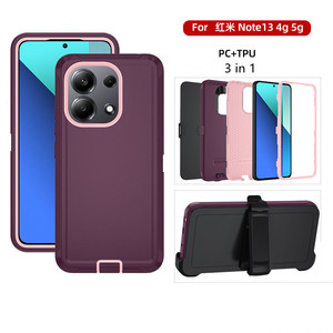 GSCASE Heavy 3 en 1 Holster Defender Case Funda para teléfono celular para iPhone para Huawei para Samsung para Honor <span class=keywords><strong>Magic</strong></span> <span class=keywords><strong>6</strong></span> Lite Nova 9 - Product Image 2