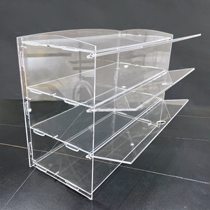 Vitrina acrílica para panadería, 3 capas, pastelería, galletas, magdalenas, Mostrador de venta al por menor, estante de plástico - Product Image 1