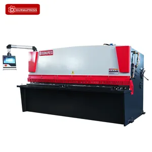 Electric hydraulic cnc sheet auto iron cutting machine metal steel cutter of DAC310T controller shearing machine