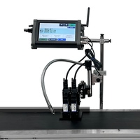 Imprimante à jet d'encre TIJ 600mm à double buse 50.8 DPI, encodeur d'étiquettes de date multicolore multilingue, imprimante à jet d'encre portable