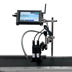 Impresora de inyección de tinta TIJ de 600DPI de doble boquilla de 50,8mm, codificador de etiquetas de fecha multicolor multilingüe, impresora de inyección de tinta portátil - Product Image 1
