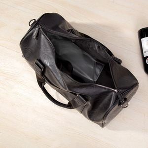 Bolsa de Viaje de PU para Hombre, Convertible en Bolsa para Trajes, con Compartimento para Ropa de Cuero y Cierre de Cremallera, Venta al Por Mayor - Product Image 4