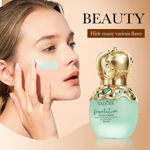 Fond de teint correcteur changeant de couleur SADOER, crème <span class=keywords><strong>BB</strong></span> longue durée et résistante à l'eau - Product Image 1