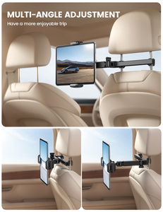 Supporto Universale per Poggiatesta Auto Lamicall CH06, Supporto Stabile a Doppio Asse per Tablet, Regolabile a 360° per Sedile Posteriore, Adatto per Telefoni - Product Image 3