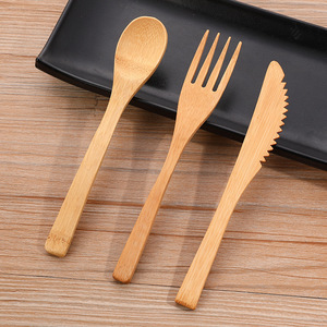 <span class=keywords><strong>Kit</strong></span> de couverts <span class=keywords><strong>en</strong></span> bambou Eco Travel, 16 cm, 3 pièces, couteau, fourchette, cuillère réutilisables, ensemble portable pour le camping, le pique-nique, les ustensiles de <span class=keywords><strong>cuisine</strong></span> - Product Image 1