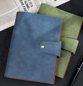 Cuaderno clásico de cuero PU con cierre magnético, diario de negocios profesional - Product Image 6