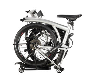 CRANSTON R20 20 inch drievoudig inklapbare fiets 9 versnellingen opvouwbare fiets molybdeen stalen frame Y-bar <span class=keywords><strong>M</strong></span>-bar 9S mini lichtgewicht vouwfiets - Product Image 5